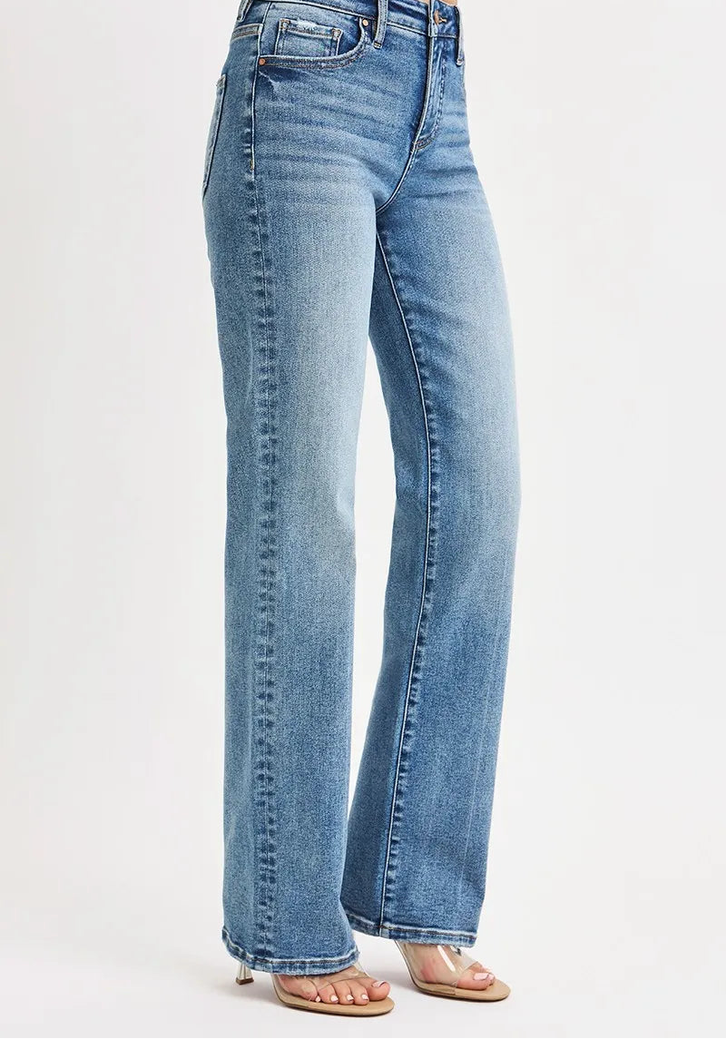 Tummy Control High Rise Straight Jeans