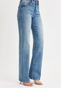 Tummy Control High Rise Straight Jeans