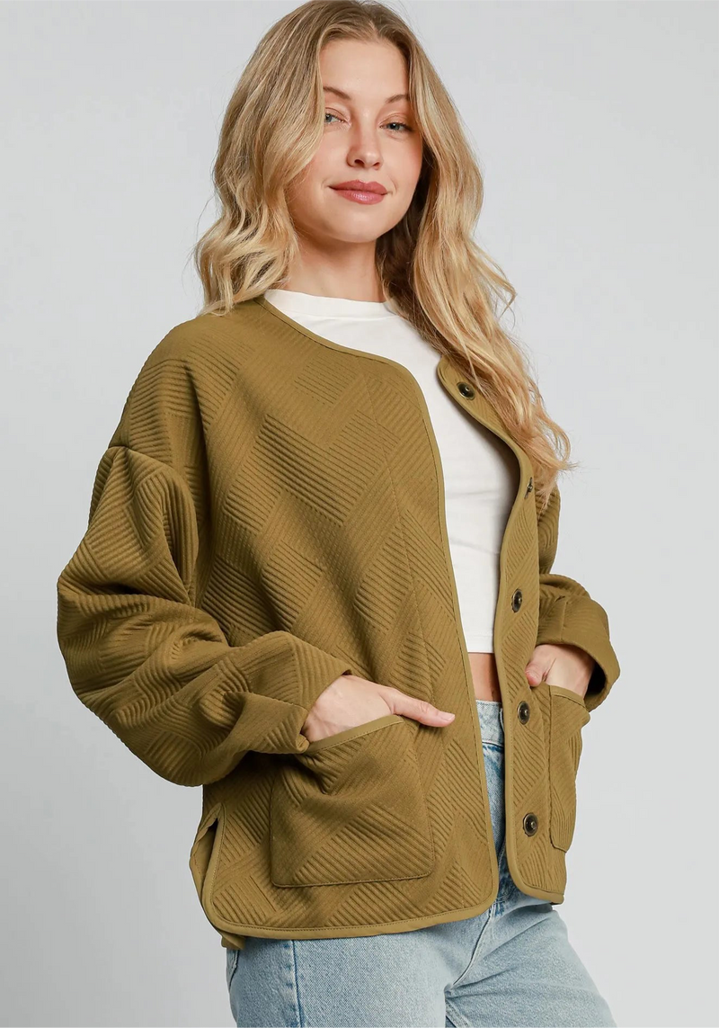 Textured Jacquard Jacket