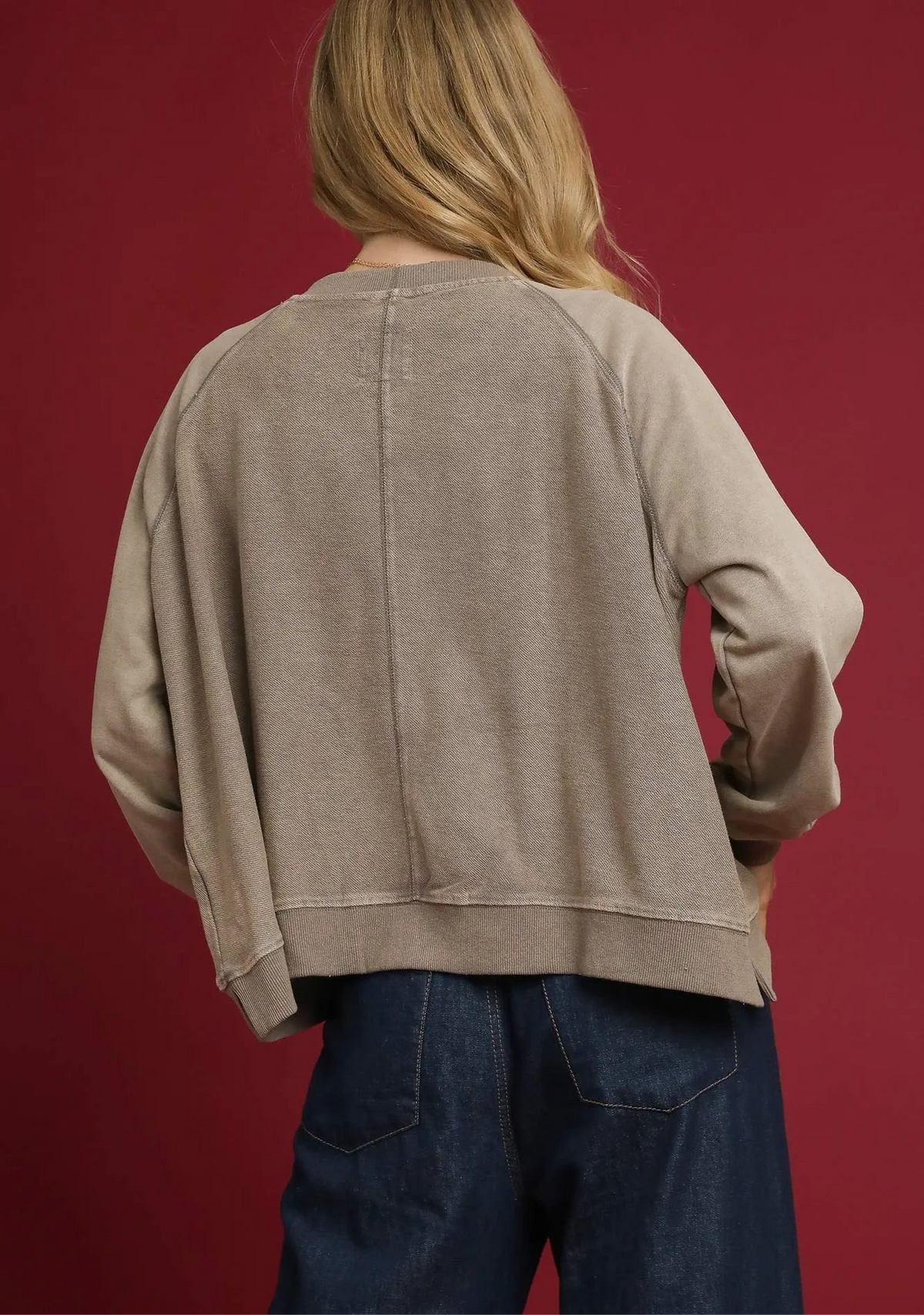 Mineral Wash French Terry Sweatshirt