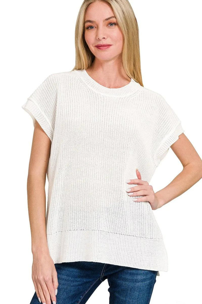 Oversized Crew Neck Sweater