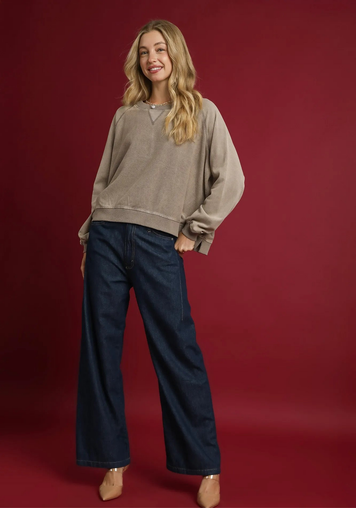 Mineral Wash French Terry Sweatshirt