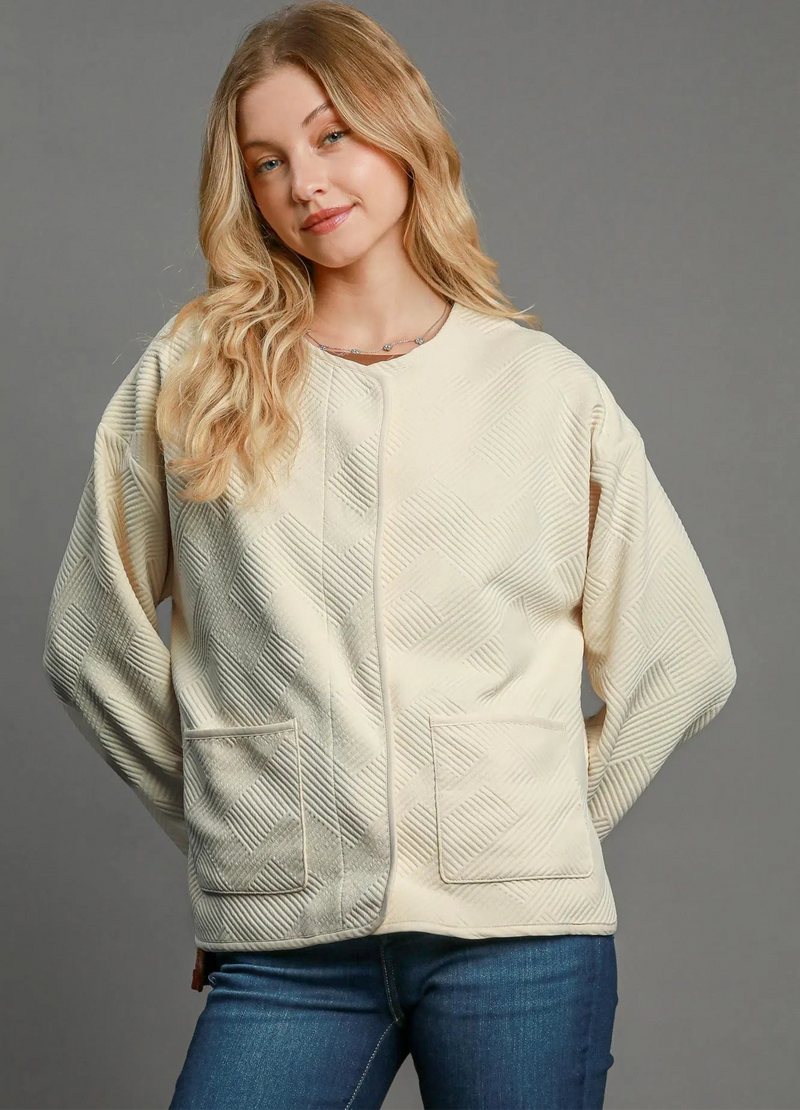 Textured Jacquard Jacket