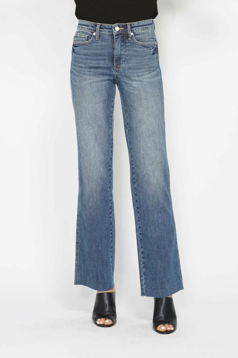 Tummy Control Straight Jeans